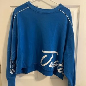 Girls Justice Cropped Sweatshirt